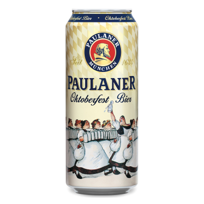 Изображение товара Пиво светлое фильтрованное Paulaner Oktoberfest Bier 0,5 л Германия Изображение товара Пиво светлое фильтрованное Paulaner Oktoberfest Bier 0,5 л Германия