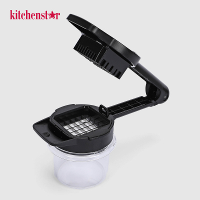 Изображение товара Ручной механический измельчитель Kitchenstar zf2302 с 4 ножами для овощей и фруктов