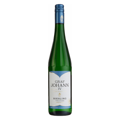 Изображение товара Вино белое сухое "Graf Johann IV" Riesling Trocken, Rheingau 0,75