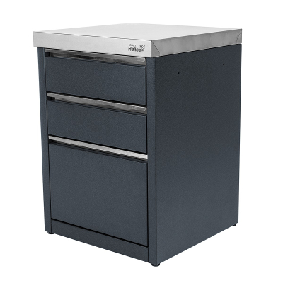 Изображение товара Модуль уличной кухни Helios SMART-600 стол с тремя ящиками 60х60х85 см