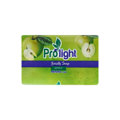 Изображение товара Туалетное твердое мыло PROLIGHT Яблоко 125 г для рук и тела Изображение товара Туалетное твердое мыло PROLIGHT Яблоко 125 г для рук и тела