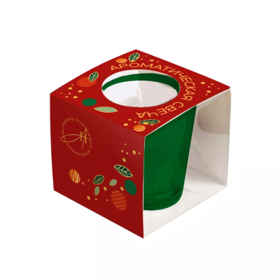 Изображение товара Свеча новогодняя Aroma Harmony пряный апельсин 60 г