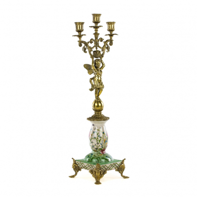 Изображение товара Подсвечник Glasar 15x15x61 см под старину XVIII века