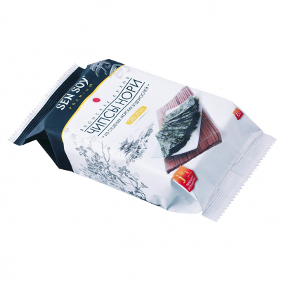 Изображение товара Чипсы-Нори Sen Soy Original, 4, 5 г - натуральные снеки из водорослей