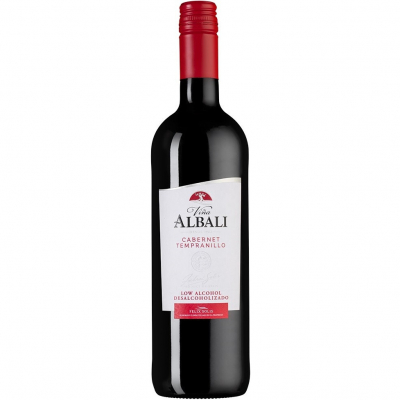 Изображение товара Безалкогольное красное вино Felix Solis Vina Albali Cabernet Tempranillo 0,75 л