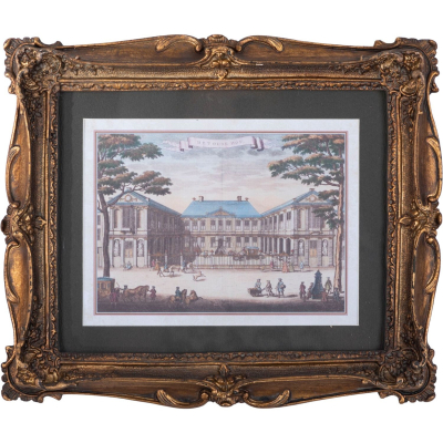 Изображение товара Настенное панно Glasar под старину, золотистое, 33 см