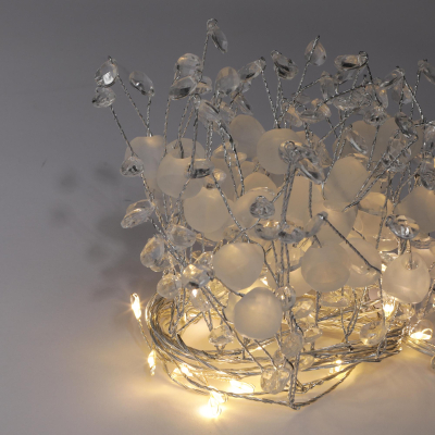 Изображение товара Гирлянда новогодняя Best Technology 20 LED на батарейках капельки теплый белый