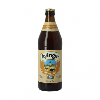 Изображение товара Пиво светлое нефильтрованное Ayinger Urweisse пшеничное 0,5 л