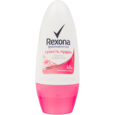 Изображение товара Антиперспирант Rexona Сухость пудры 50 мл ролл-он для женщин