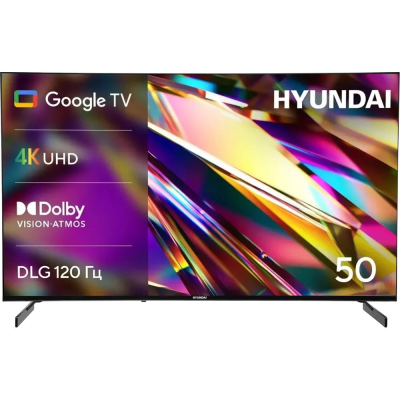Изображение товара Телевизор Hyundai 50" 4K UHD Smart TV с голосовым управлением Изображение товара Телевизор Hyundai 50" 4K UHD Smart TV с голосовым управлением