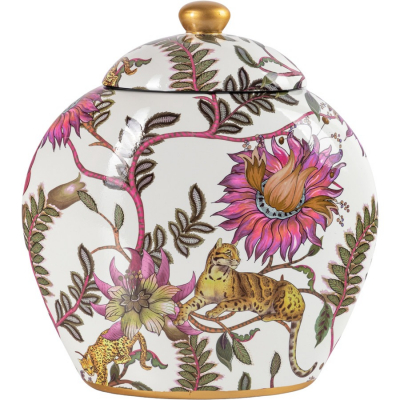 Изображение товара Ваза с крышкой Glasar 30x13x31 см керамическая белая современная дизайнерская Изображение товара Ваза с крышкой Glasar 30x13x31 см керамическая белая современная дизайнерская