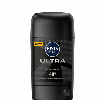 Изображение товара Антиперспирант мужской стик Nivea Ультра 50 мл в упаковке