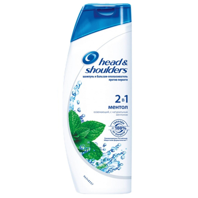 Изображение товара Шампунь Head & Shoulders 2в1 Ментол 600 мл для волос от перхоти Изображение товара Шампунь Head & Shoulders 2в1 Ментол 600 мл для волос от перхоти