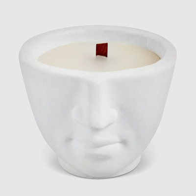 Изображение товара Гипсовая женская голова декоративная Home Interiors белая 11х9 см