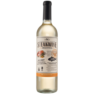 Изображение товара Вино белое полусухое Penaflor Steakwine Chardonnay 0,75 л