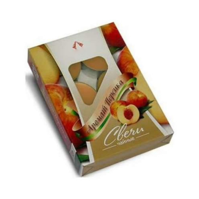 Изображение товара Набор чайных свечей Home Interiors с ароматом персика 6 шт