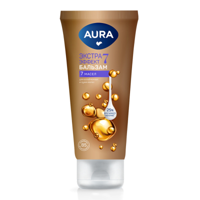 Изображение товара Бальзам для волос AURA 7 масел 250 мл для сухих и ослабленных волос
