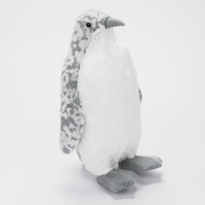 Изображение товара Декоративная фигура пингвин серый 23х22х35 см Новогодний декор James arts