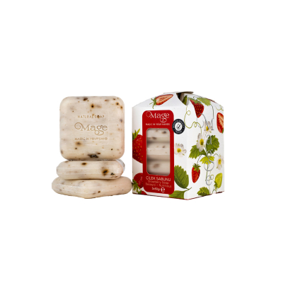 Изображение товара Мыло Mage клубничное 3x50 гр для рук и тела Изображение товара Мыло Mage клубничное 3x50 гр для рук и тела