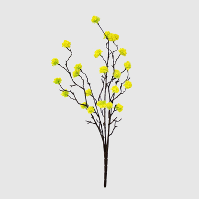 Изображение товара Искусственный кустик Конэко-О с жёлтыми цветами 63 см для декора