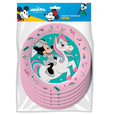 Изображение товара Тарелки бумажные Minnie Mouse 18 см 6 шт 
