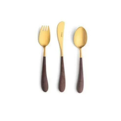Изображение товара Набор столовых приборов Cutipol Alice br.gold для детей