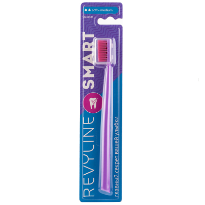 Изображение товара Зубная щетка Revyline SM6000 Smart фиолетовая мягкая для ежедневной гигиены Изображение товара Зубная щетка Revyline SM6000 Smart фиолетовая мягкая для ежедневной гигиены