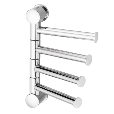 Изображение товара Держатель полотенец WasserKraft 4 рога металл Германия