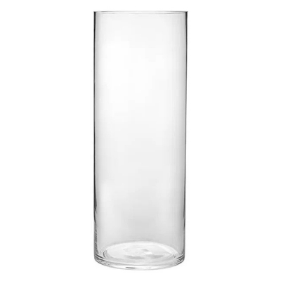 Изображение товара Ваза-цилиндр Неман 7017 300 мм из стекла прозрачная стильная