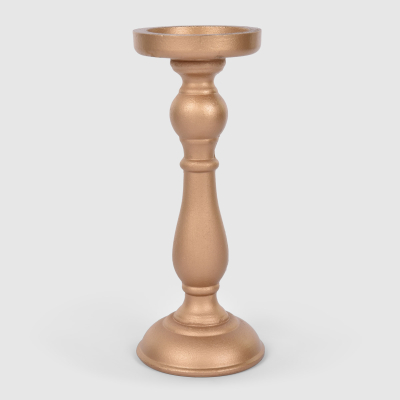 Изображение товара Подсвечник Mercury Deco деревянный 10х27 см с золотистым цветом