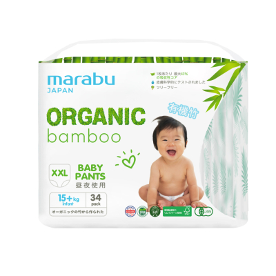 Изображение товара Трусики-подгузники Marabu Марабу Bamboo XXL 15+ кг 34 шт
