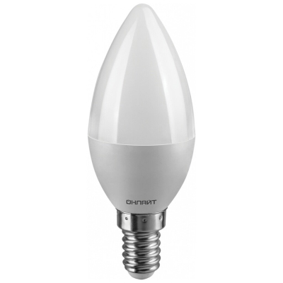 Изображение товара Лампа Онлайт led свеча 8 вт е14 холодная