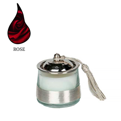 Изображение товара Аромасвеча Nour Bougie Conika Rose серебро 156 г