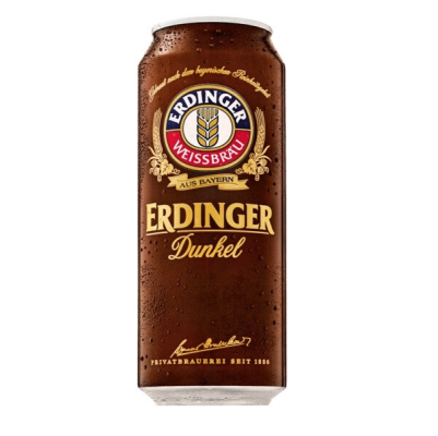 Изображение товара Пиво темное нефильтрованное Erdinger, Dunkel, банка 0.5 л Изображение товара Пиво темное нефильтрованное Erdinger, Dunkel, банка 0.5 л
