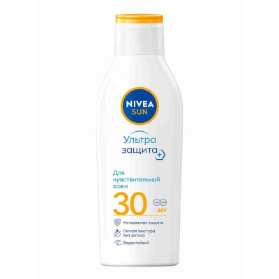 Изображение товара Лосьон солнцезащитный Nivea SPF 30 для чувствительной кожи 200 мл