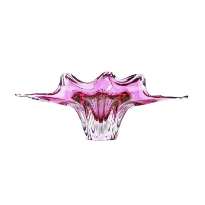 Изображение товара Хрустальная ваза Wan Luen Handicraft 34 см розовая