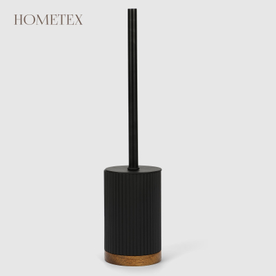 Изображение товара Держатель с ёршиком Hometex черный bre1002aa-toh для ванной комнаты Изображение товара Держатель с ёршиком Hometex черный bre1002aa-toh для ванной комнаты