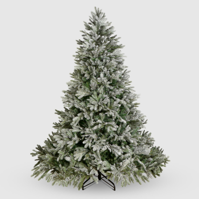 Изображение товара Искусственная новогодняя елка Flora Пандора флоккато 210 см белая