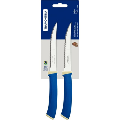 Изображение товара Набор ножей Tramontina Felice с микрозубцами 12,5 см 2 шт