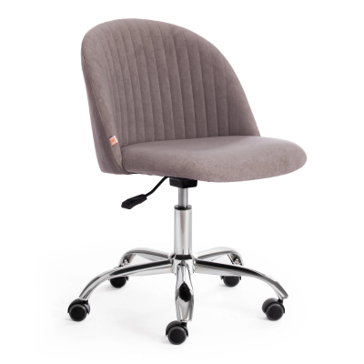 Изображение товара Кресло TC Melody Велюр Clermon светло-серый 50 см комфортное компьютерное кресло
