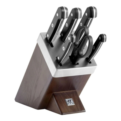 Изображение товара Набор ножей Zwilling Gourmet, в подставке с заточкой, 7 предметов Изображение товара Набор ножей Zwilling Gourmet, в подставке с заточкой, 7 предметов