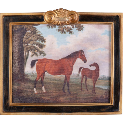 Изображение товара Картина Glasar лошади, масло 26х2х32 см