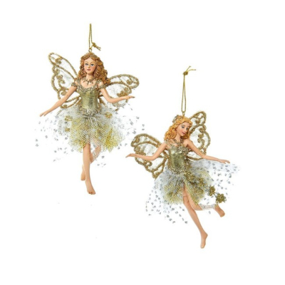 Изображение товара Игрушка елочная Kurt S.Adler фея 12,7 см ассортимент подвесная каучук