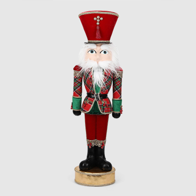 Изображение товара Декоративная фигура щелкунчик красный 30х25х102 см новогодний декор James arts
