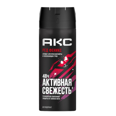 Изображение товара Дезодорант аэрозоль АКС Ред феникс 150 мл для мужчин свежесть и защита