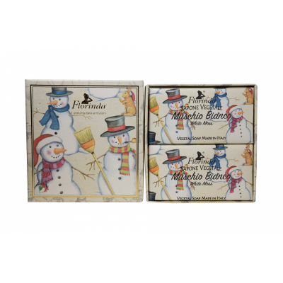 Изображение товара Набор Florinda Белый мускус мыло 100 г и ароматические саше 3 шт для дома и тела
