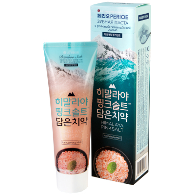 Изображение товара Зубная паста Perioe Himalaya Pink Salt Ice Calming Mint гель для ухода за ртом