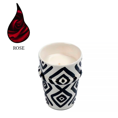 Изображение товара Аромасвеча Nour Bougie Lozana Rose 475 г с ароматом дамасской розы