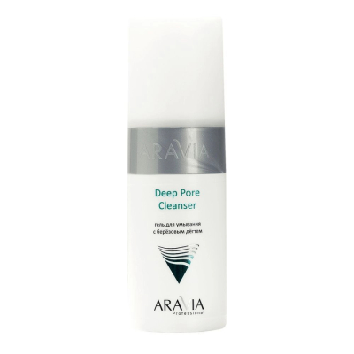 Изображение товара Гель для умывания с березовым дегтем Aravia Professional 150 мл против акне для жирной кожи Изображение товара Гель для умывания с березовым дегтем Aravia Professional 150 мл против акне для жирной кожи