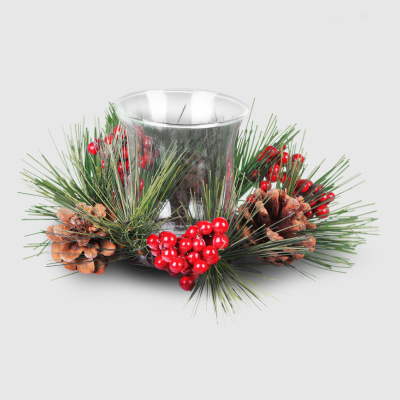 Изображение товара Подсвечник Gerimport Ny с ягодами 18 см в ассортименте